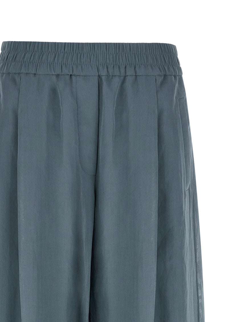 Blue 'Loose Track' pants 3