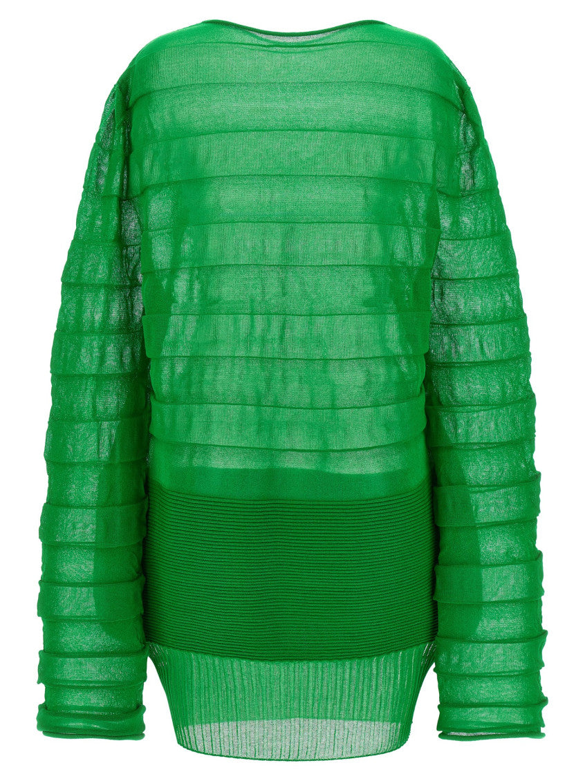 Green 'Moving Knit' top 2