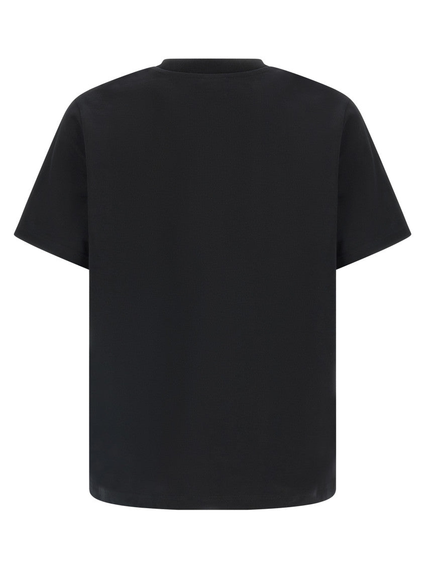 Black 'Warped Logo' T-shirt 2