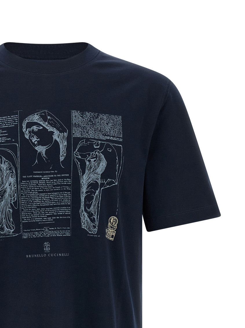 Blue Printed T-shirt 3