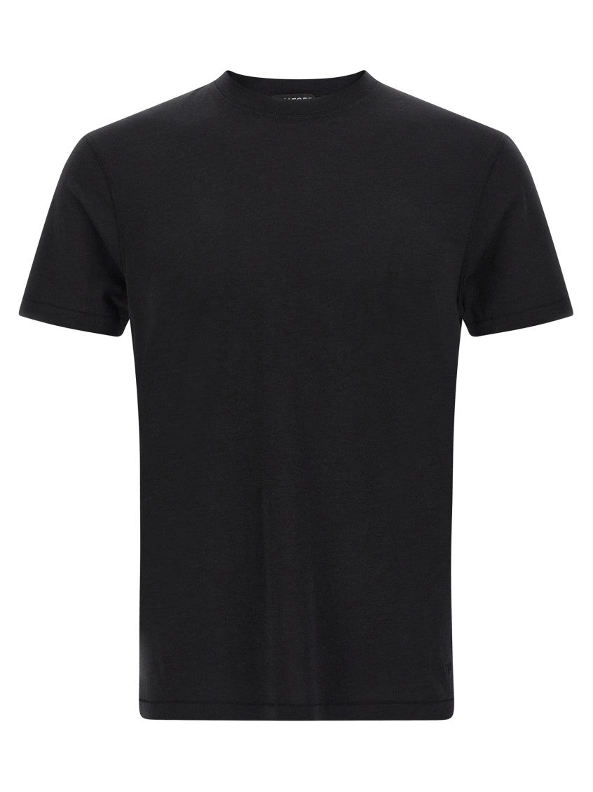 Black Logo Embroidery T-shirt 1