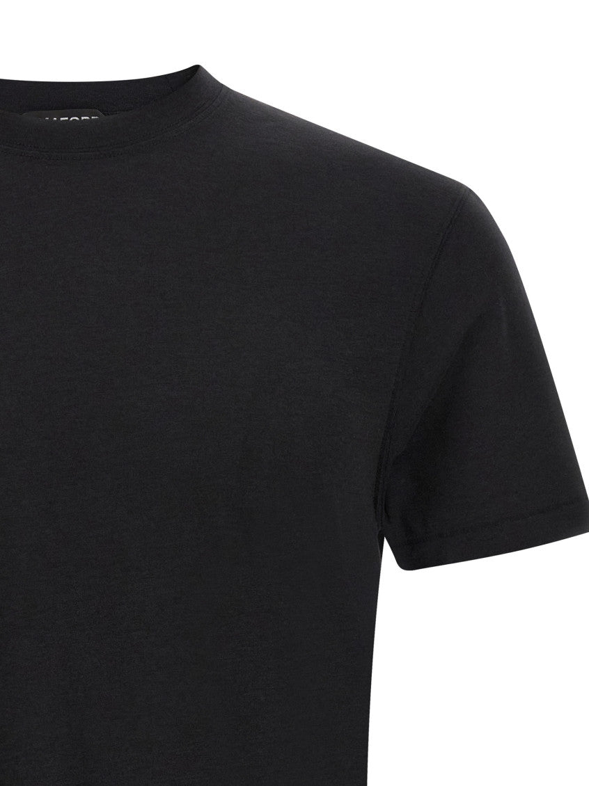 Black Logo Embroidery T-shirt 3