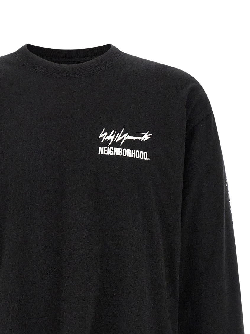 Black Yohji Yamamoto × NH 'LS TEE' T-shirt 3