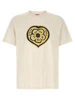 Beige 'Boke Heart' T-shirt 1
