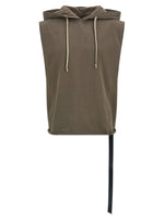 Brown 'Hooded Tunic' Top 1