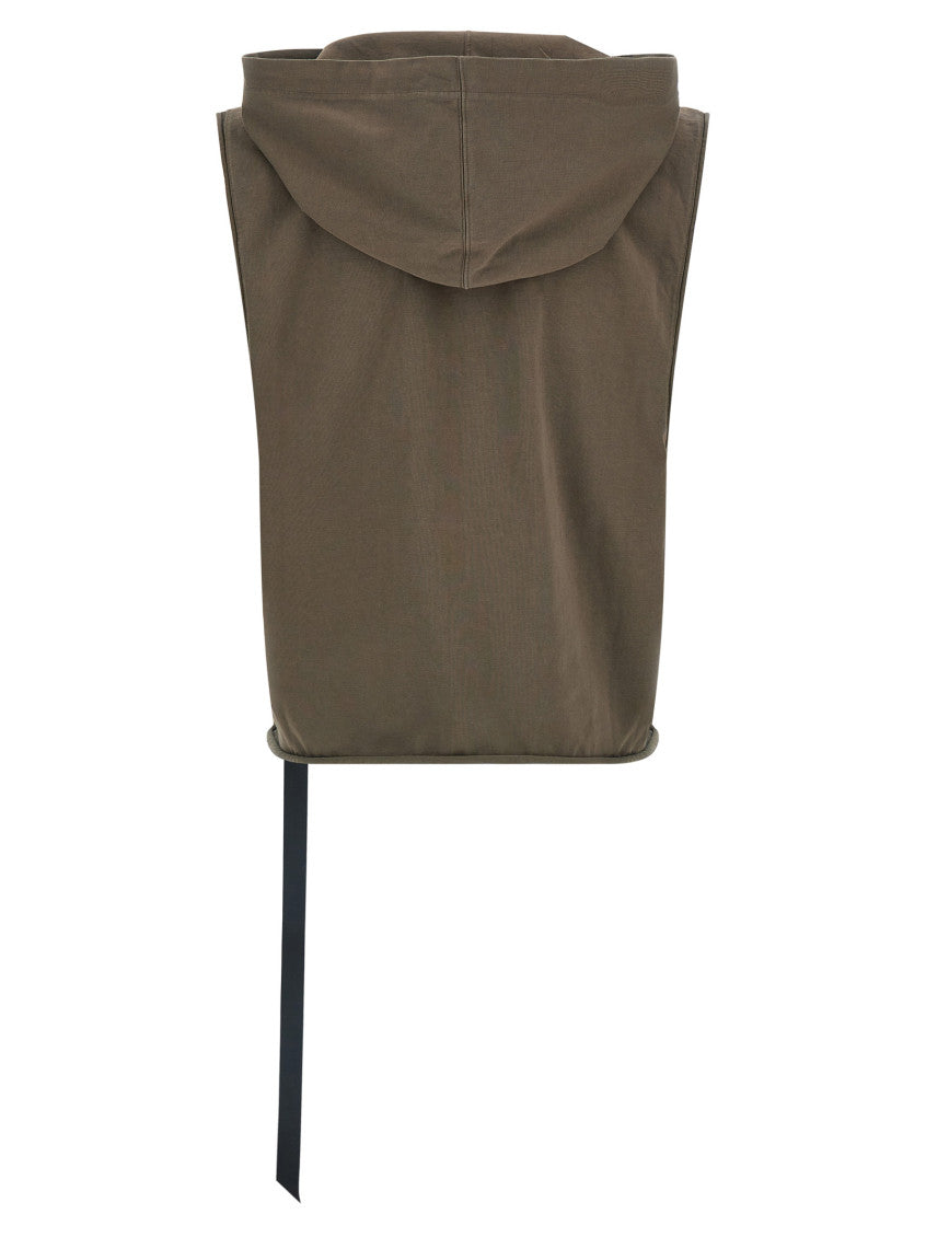 Brown 'Hooded Tunic' Top 2