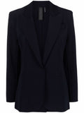 Dark Blue Single-breasted Jacket 1
