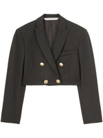 Black Cropped blazer 1