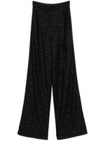Black Wool blend trousers 1
