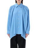 Blue Compact Cotton Shirt 1