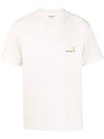 Beige American Script T-shirt 1