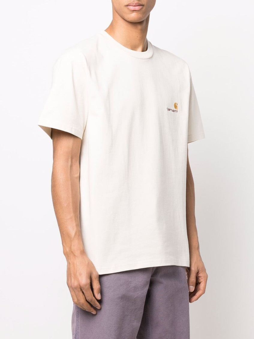 Beige American Script T-shirt 2