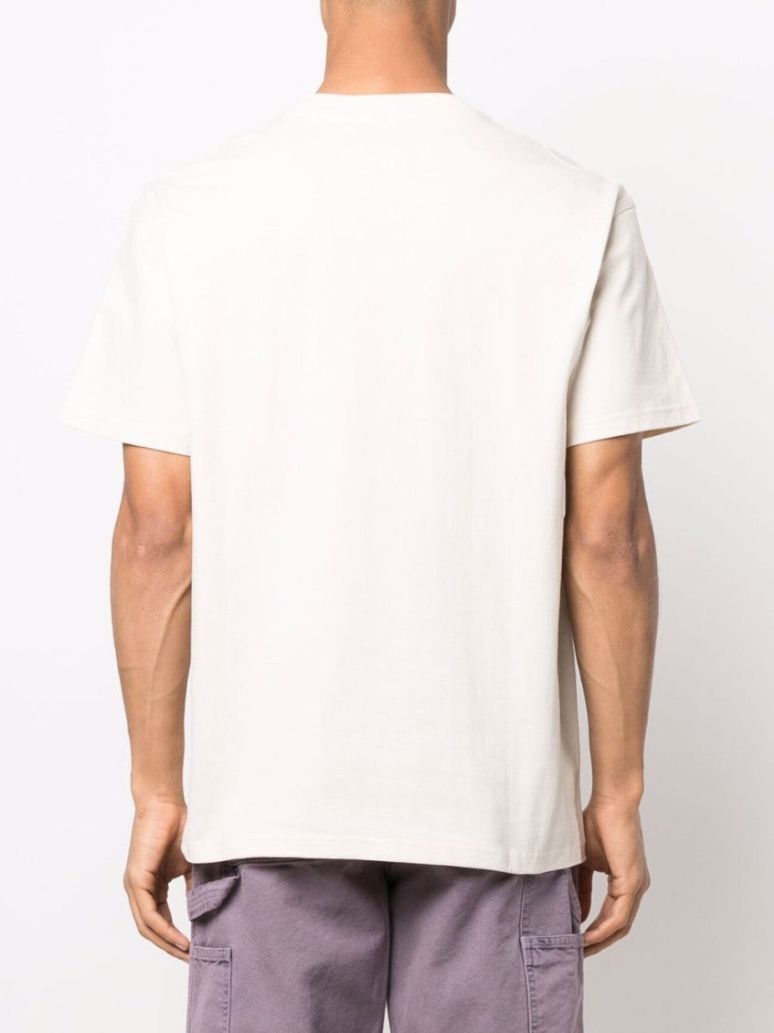 Beige American Script T-shirt 4