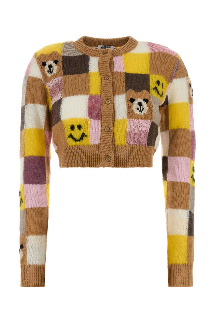 Multicolour Graphic Print Cardigan 1