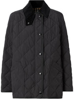 Black Quilted Short Jacket 1