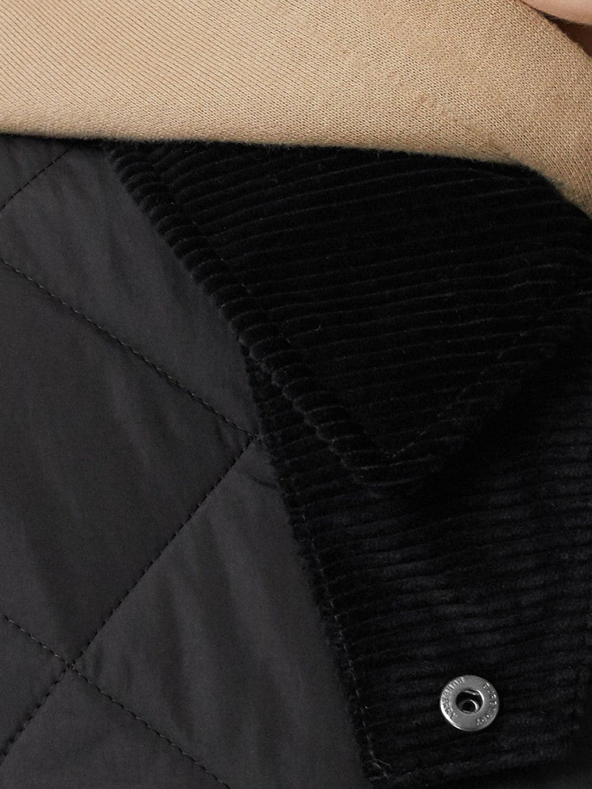 Black Quilted Short Jacket 5
