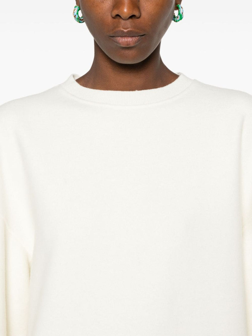 White Wool crewneck sweater 4