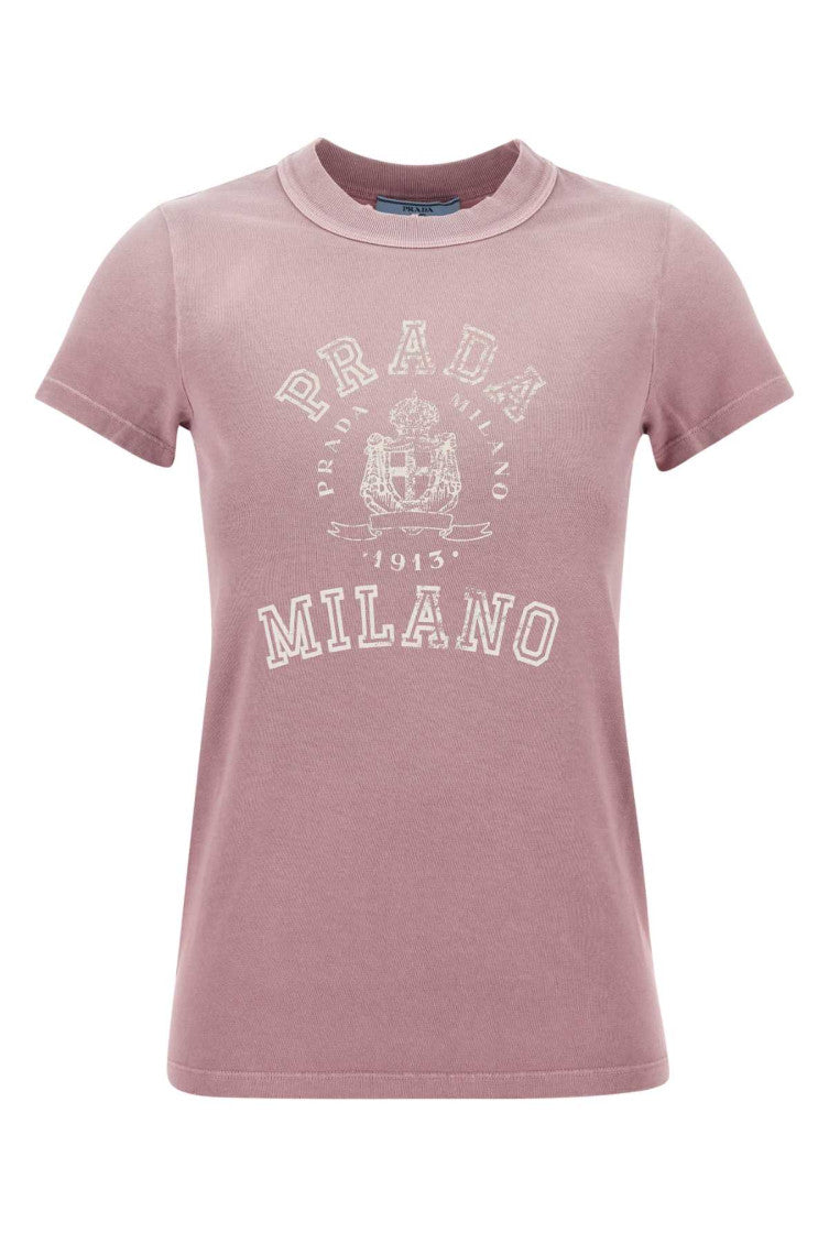 Purple Crewneck Logo T-Shirt 1