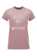 Purple Crewneck Logo T-Shirt 1