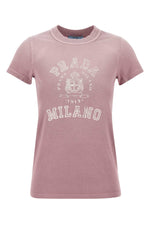 Purple Crewneck Logo T-Shirt 1