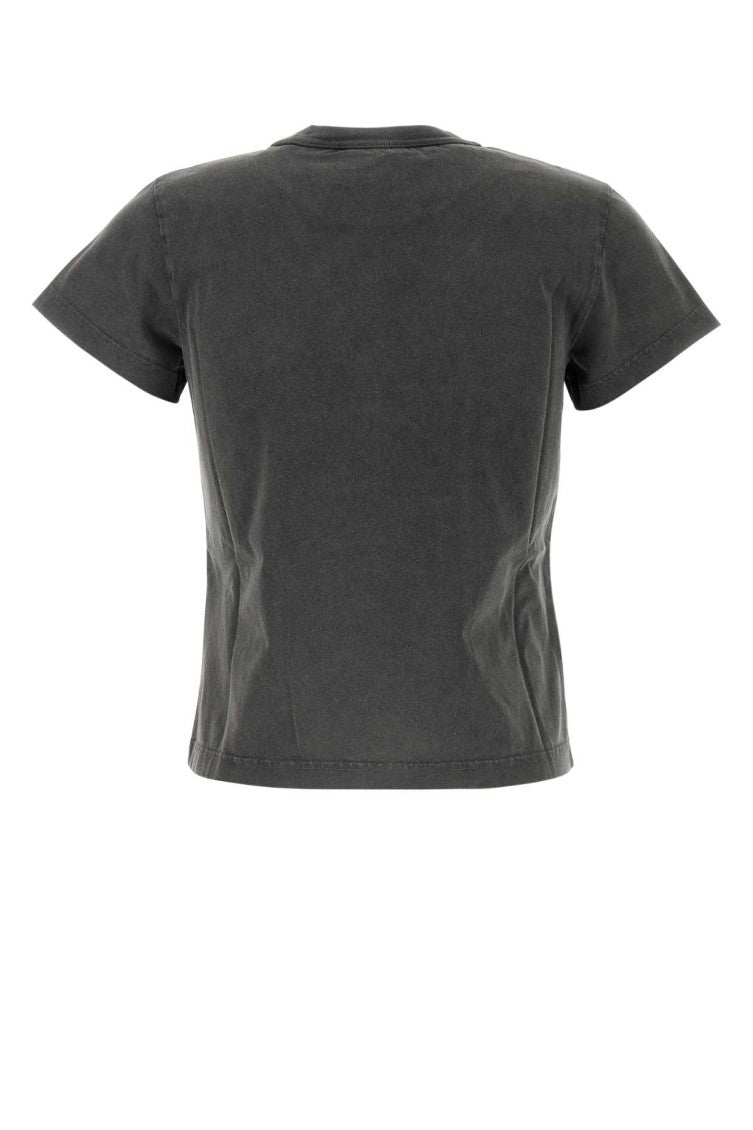 Grey Puff Logo Shrunken T-shirt 2