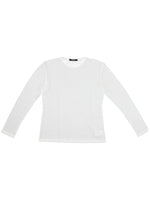 White long sleeve jersey t-shirt 1