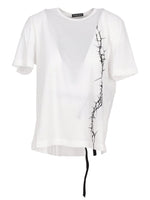 White Fanie Standard Fit T-Shirt 1