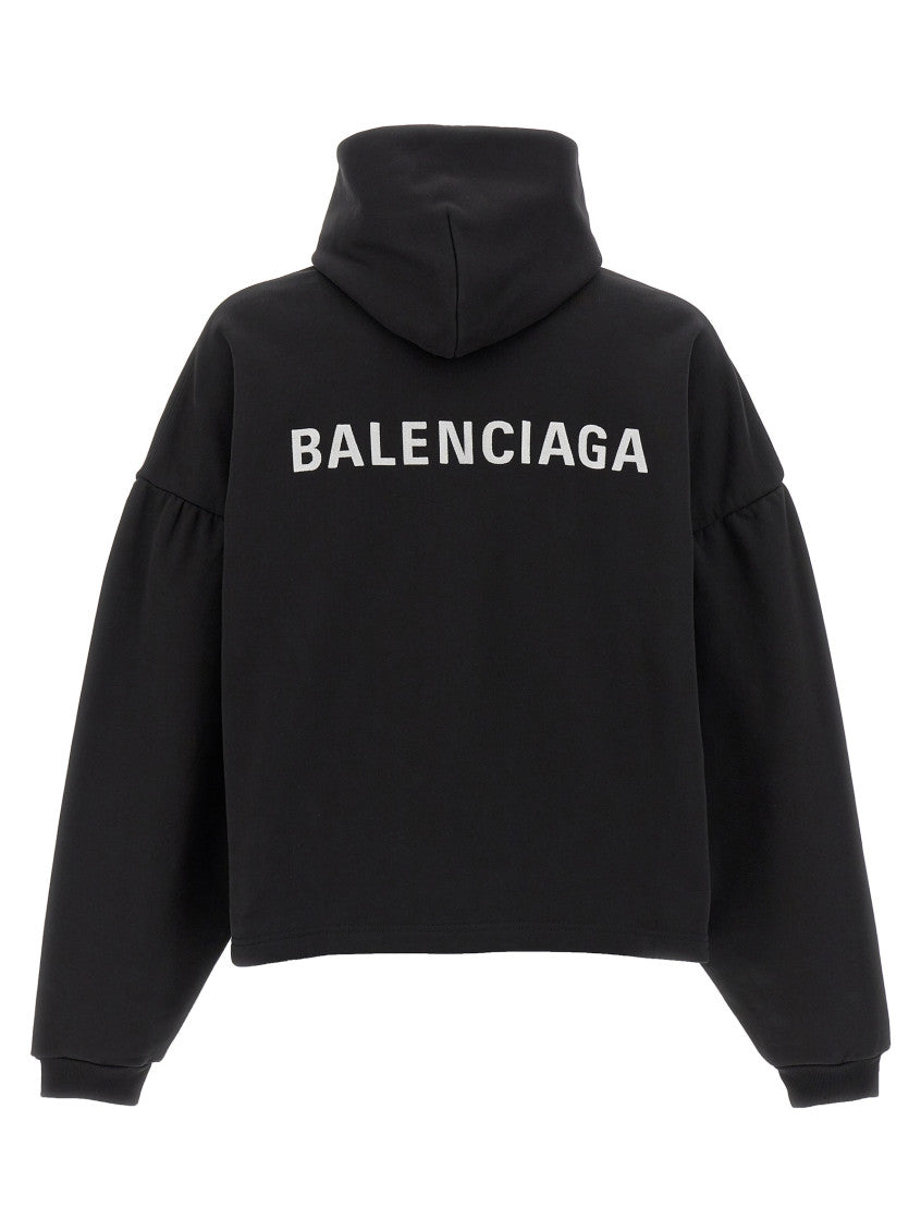 Black 'Balenciaga Back' Hoodie 2