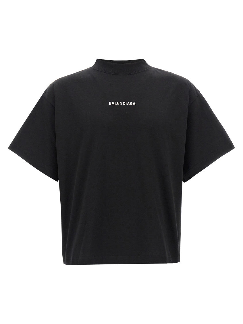 Black 'Balenciaga Back' T-shirt 1