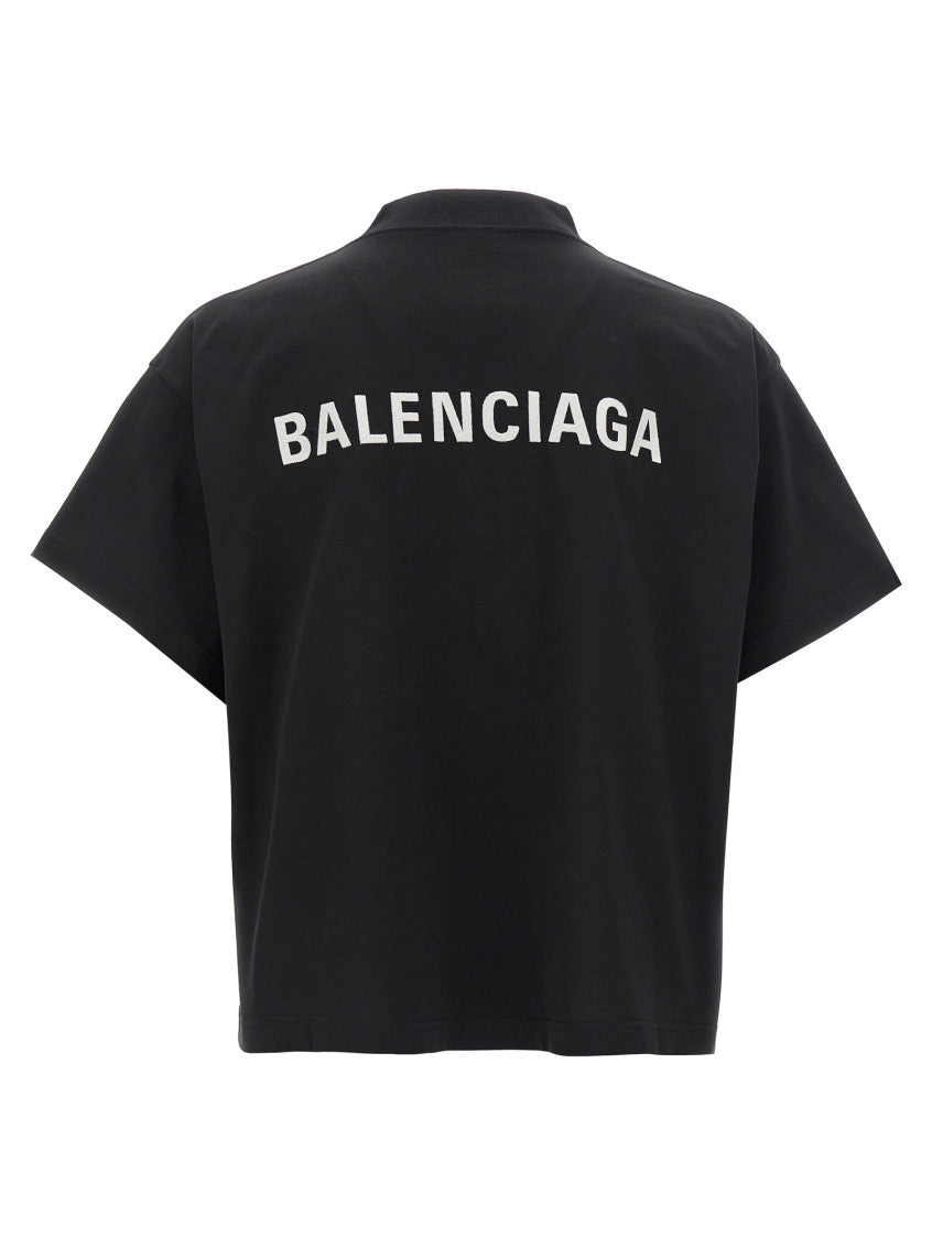 Black 'Balenciaga Back' T-shirt 2