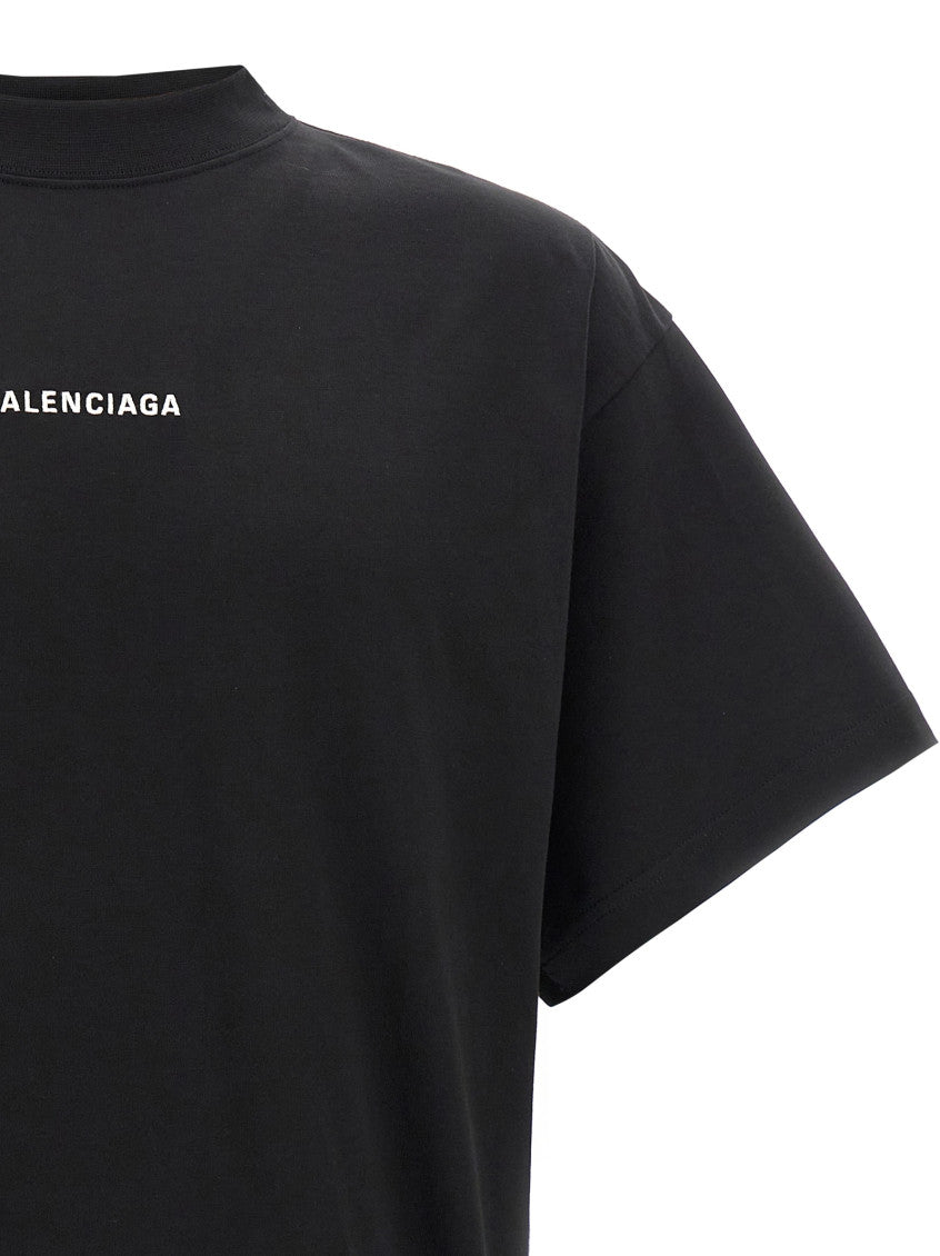 Black 'Balenciaga Back' T-shirt 3