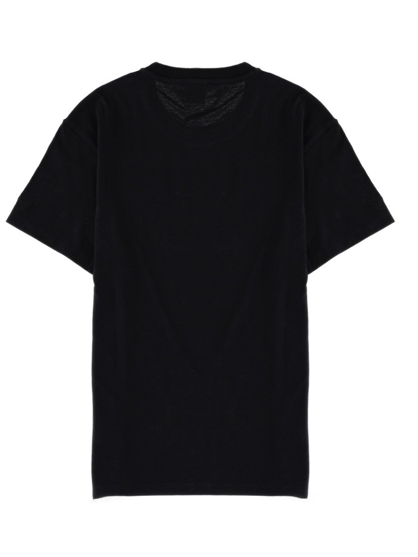 Black Graphic Crew Neck T-Shirt 2