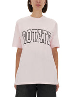 Light Pink Logo Crew Neck T-Shirt 1