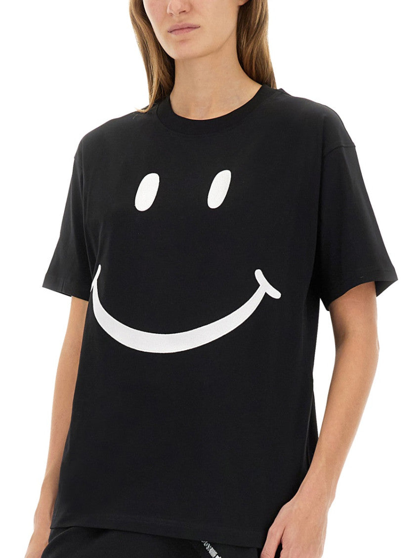 Black Graphic Crew Neck T-Shirt 4