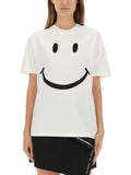 White Graphic Crew Neck T-Shirt 1