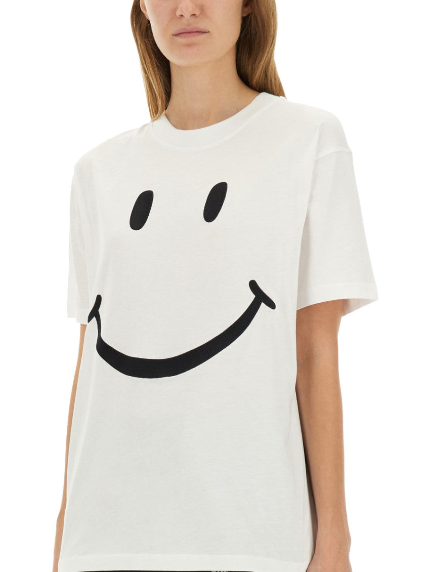 White Graphic Crew Neck T-Shirt 4