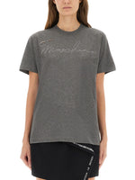 Grey Logo Crew Neck T-Shirt 1