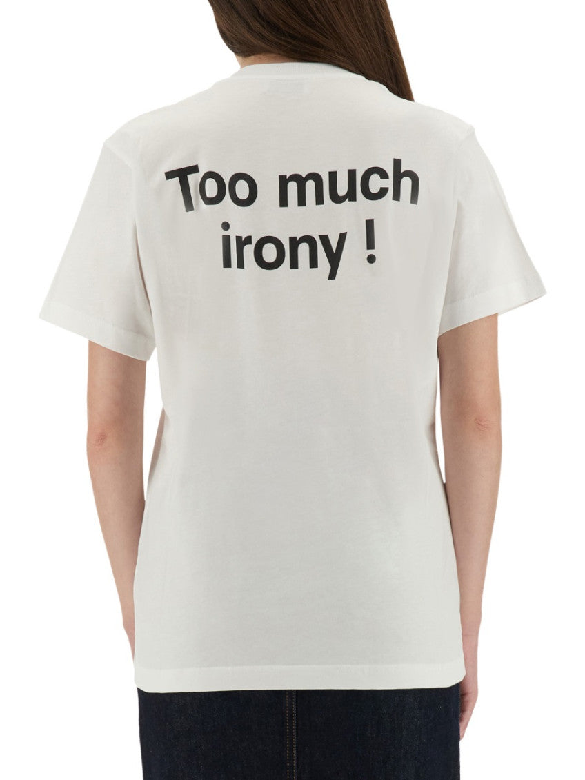 White Graphic Crew Neck T-Shirt 2