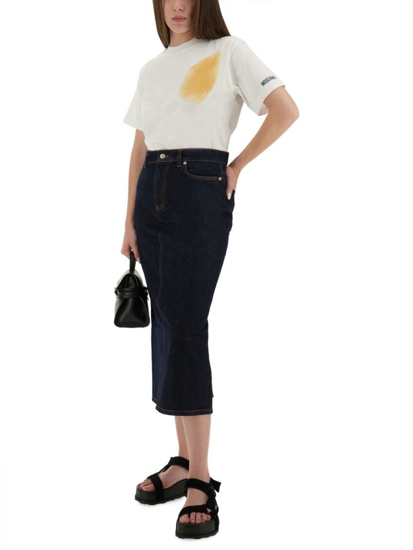 White Graphic Crew Neck T-Shirt 4