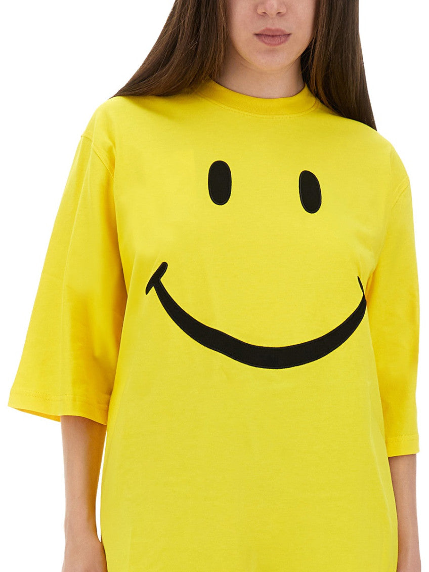 Yellow Graphic Crew Neck T-Shirt 3