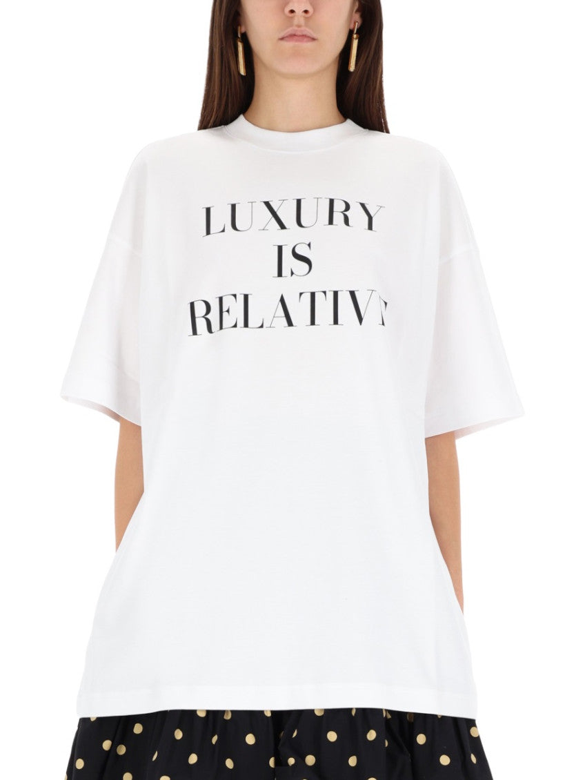 White Graphic Crew Neck T-Shirt 1