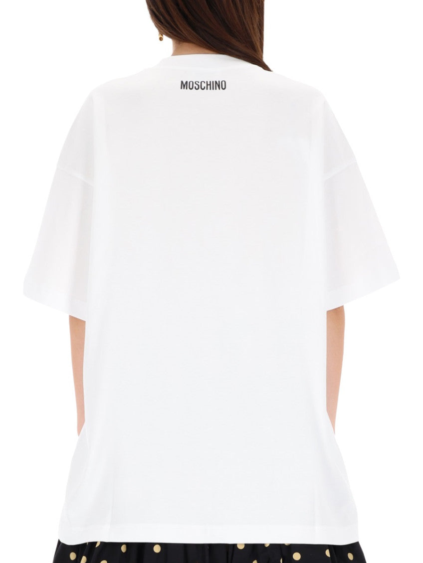 White Graphic Crew Neck T-Shirt 2