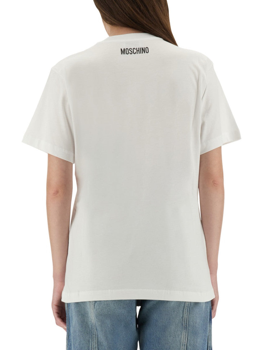 White Graphic Crew Neck T-Shirt 2