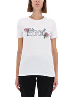White Graphic Crew Neck T-Shirt 1