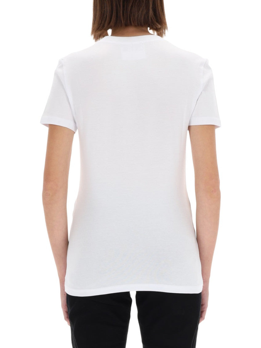 White Graphic Crew Neck T-Shirt 2