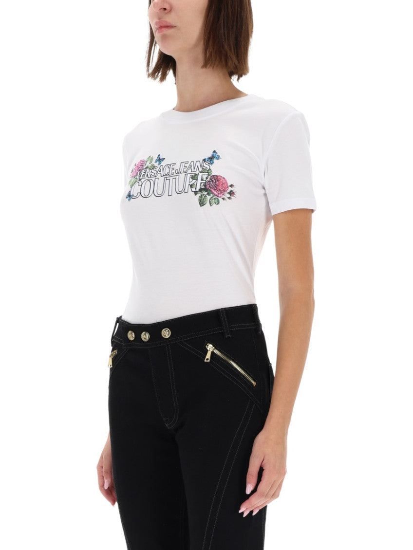 White Graphic Crew Neck T-Shirt 3