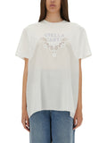 White Logo Crew Neck T-Shirt 1