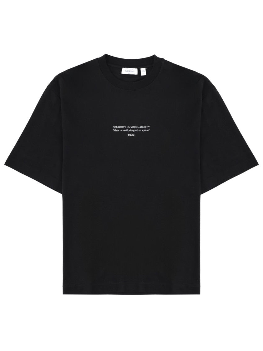 Black Logo Crew Neck T-Shirt 1