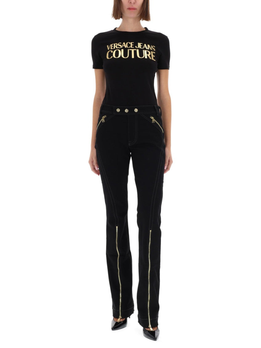 Black Logo Crew Neck T-Shirt 4
