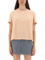 Pink Logo Crew Neck T-Shirt 1